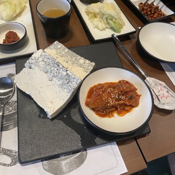 Du Bu Gong Bang - Black sesame dubu and kimchi - Korean Near Me - Duluth, Georgia Du Bu Gong Bang - Black sesame dubu and kimchi - Korean Near Me - Duluth, Georgia