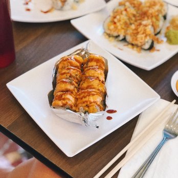 SushiBox - My favorite baked salmon roll - Japanese Near Me - Rockwall, Texas SushiBox - My favorite baked salmon roll - Japanese Near Me - Rockwall, Texas