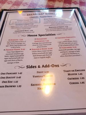 Menu photo 3 Brown House Cafe Woodway, TX