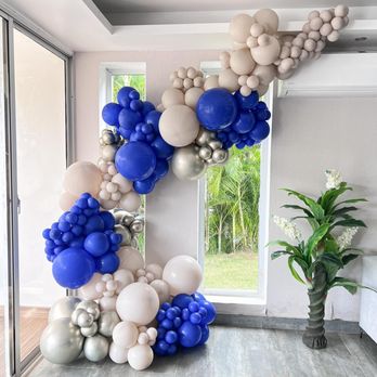 Pompomy Balllon - Birthday arch for Steven - Balloon Services Near Me Pompomy Balllon - Birthday arch for Steven - Balloon Services Near Me