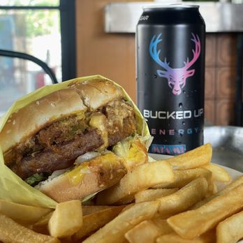 Garduno's Taco King - Vegan Chili Cheese Burger and fries - Vegan Near Me - Baldwin Park, California