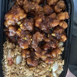 Panda Garden - General Tso's Chicken Beef w. Broccoli