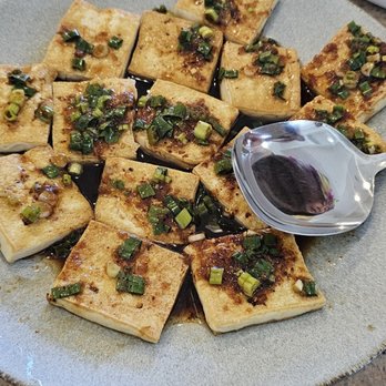 Wellness Kitchen - Korean Pan-Fried Tofu with Scallion Chili Ponsu - Cooking Classes Near Me Wellness Kitchen - Korean Pan-Fried Tofu with Scallion Chili Ponsu - Cooking Classes Near Me