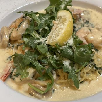 Sauce & Bread Eatery - Capelini Bistro w/ shrimp - Italian Near Me - Kalispell, Montana