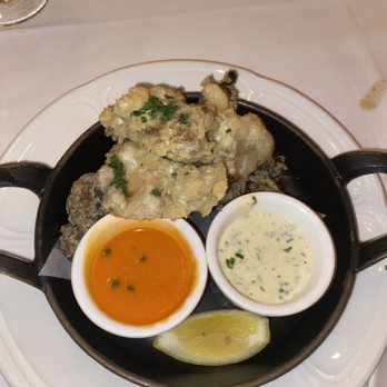 Justine - Country fried garden "oysters"-actually escargot! - French Near Me - New Orleans, Louisiana Justine - Country fried garden "oysters"-actually escargot! - French Near Me - New Orleans, Louisiana
