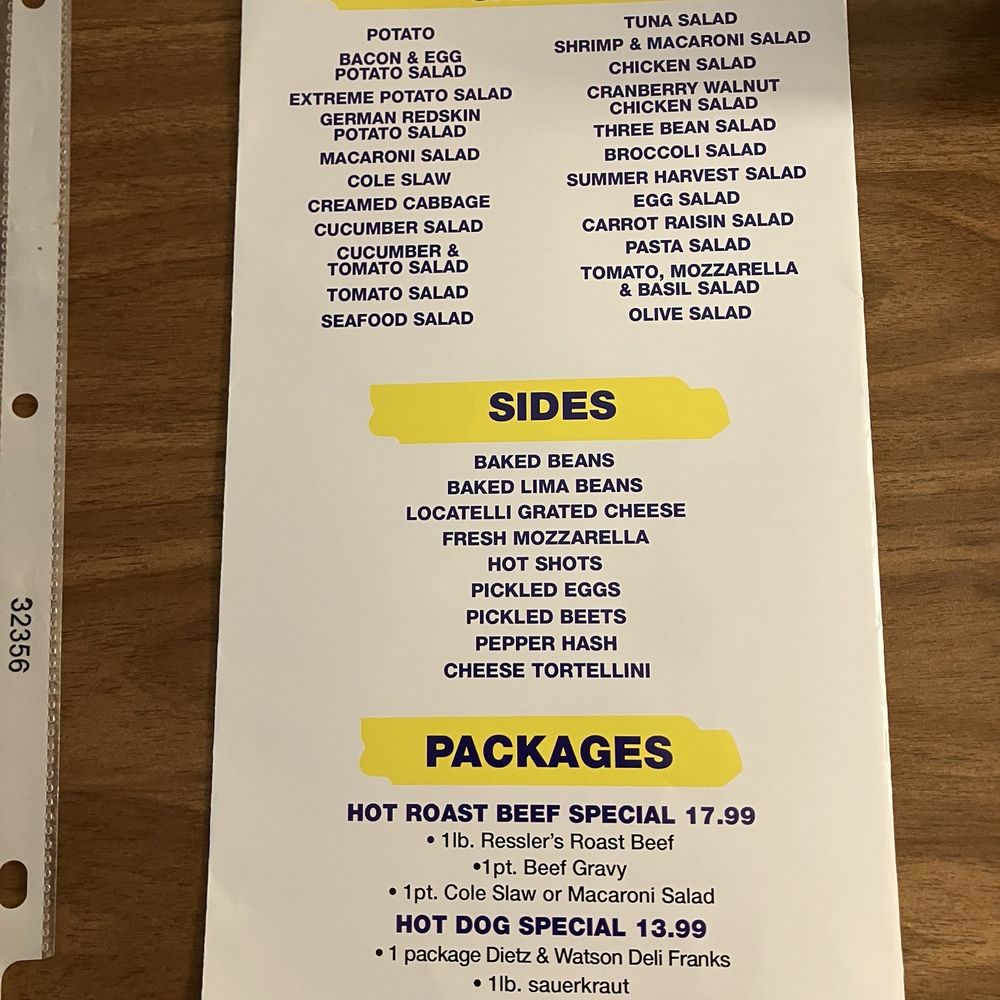 Robinsons's Deli - Menu - Delis Near Me - Villas, New Jersey Robinsons's Deli - Menu - Delis Near Me - Villas, New Jersey