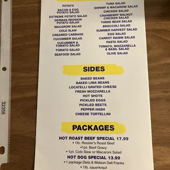 Robinsons's Deli - Menu - Delis Near Me - Villas, New Jersey