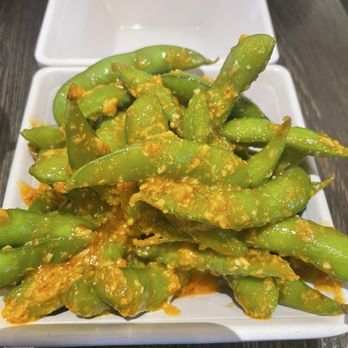 Sushiholic Arcadia - Spicy / garlic edamame - Sushi Bars Near Me - Phoenix, Arizona