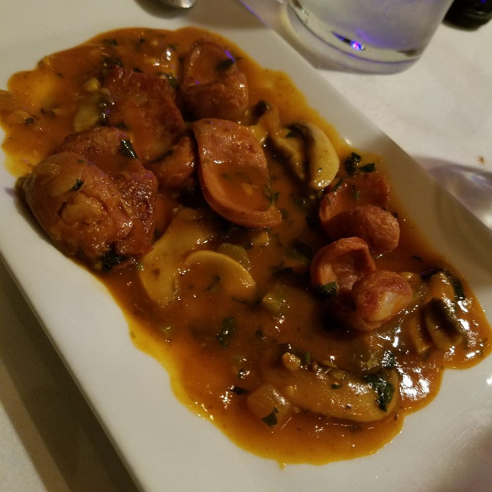 Azulejos - Chorizo and mushrooms in white wine sauce - Mexican Near Me - Smithtown, New York