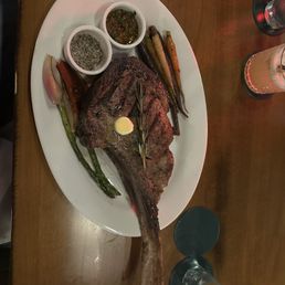 Tomahawk steak. Tomahawk steak.