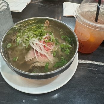 Pho Momma - 4. Lean Beef Soup  Passion fruit Green tea - Noodles Near Me - Sacramento, California