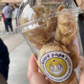 Beard Papa's - 6 mini puffs for $7 - Desserts Near Me - Cupertino, California Beard Papa's - 6 mini puffs for $7 - Desserts Near Me - Cupertino, California
