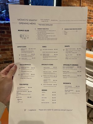 Menu photo 7 Momo's Master Chapel Hill, NC