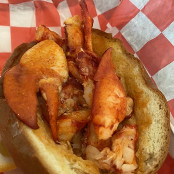 DJ’s Clam Shack - Hot regular Lobster roll - Seafood Near Me - Huntington, New York DJ’s Clam Shack - Hot regular Lobster roll - Seafood Near Me - Huntington, New York