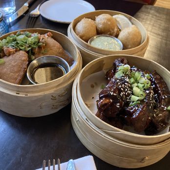 Immigrant Food - Crab Beignets, Indian Samosas, and Indian Tamarind Ribs. - New American Near Me - Washington, DC, District of Columbia Immigrant Food - Crab Beignets, Indian Samosas, and Indian Tamarind Ribs. - New American Near Me - Washington, DC, District of Columbia