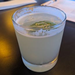 Basil gimlet at Garage Bar, Louisville Basil gimlet at Garage Bar, Louisville