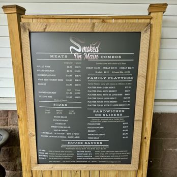 Smoked on Main - Menu - Barbeque Near Me - Wethersfield, Connecticut