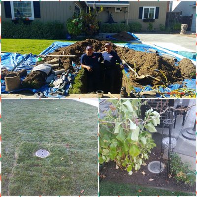 Trenchless sewer replacement with property line clean out installation - We specialize in underground sewer line replacement using trenchless pipe bursting method, property line clean out installation, and whole house drain re-pipe projects. Trenchless sewer replacement with property line clean out installation - We specialize in underground sewer line replacement using trenchless pipe bursting method, property line clean out installation, and whole house drain re-pipe projects.