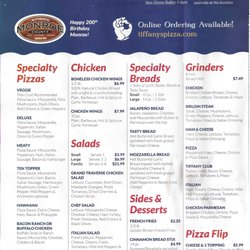 Tiffany's Pizza