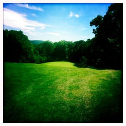 George Wright Golf Course - 10th Hole, beautiful view of Blue Hills