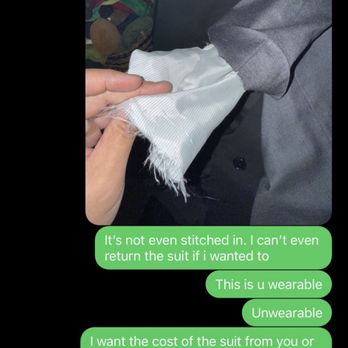 MH Tailoring & Alterations - Text of owner telling me to "fuck off" - Sewing & Alterations Near Me - West Hollywood, California MH Tailoring & Alterations - Text of owner telling me to "fuck off" - Sewing & Alterations Near Me - West Hollywood, California