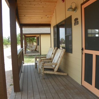 Cedar Pass Lodge - Front porch - Hotels Near Me - Interior, South Dakota