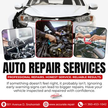 Accurate Auto Service - Auto Repair Near Me - Snohomish, Washington Accurate Auto Service - Auto Repair Near Me - Snohomish, Washington