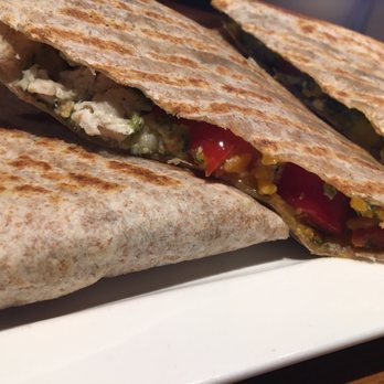 The Chopped Leaf - two quesadillas on a plate - Salad Near Me - New Westminster, British Columbia The Chopped Leaf - two quesadillas on a plate - Salad Near Me - New Westminster, British Columbia