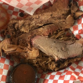 Big B's Texas BBQ - 2 Meat Plate with added tri tip from sharing. - Barbeque Near Me - Henderson, Nevada Big B's Texas BBQ - 2 Meat Plate with added tri tip from sharing. - Barbeque Near Me - Henderson, Nevada