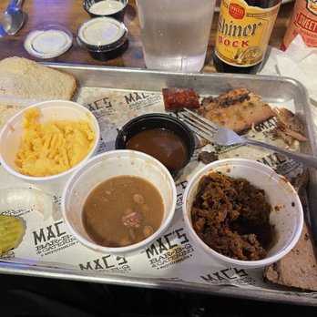 Mac's Bar-B-Q - I hate to be so blunt,Chipped beef, brisket, sausage,potato salad 1 star.(no stars really) Cold Beer a positive - Barbeque Near Me - Brady, Texas Mac's Bar-B-Q - I hate to be so blunt,Chipped beef, brisket, sausage,potato salad 1 star.(no stars really) Cold Beer a positive - Barbeque Near Me - Brady, Texas