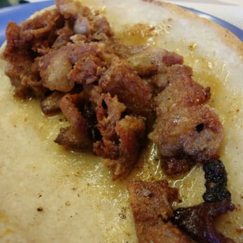 El Trompito Taquería - My order of Tripa from Taqueria El Trompito @ 1570 W. 70th Ave, Denver, CO 80221.  February 22nd 2014. - Mexican Near Me - Denver, Colorado