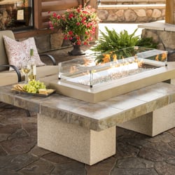 Uptown Gas Fire Pit- Product distributed by The Outdoor GreatRoom Co.