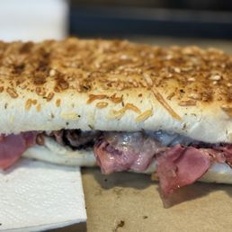 The Corblimey (roast beef, pastrami, corned beef sandwich) The Corblimey (roast beef, pastrami, corned beef sandwich)