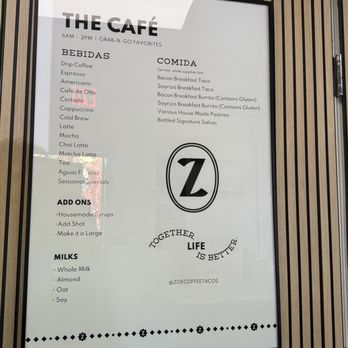 ZOE Coffee & Tacos - (Menu July 2026) - Caterers Near Me - Sacramento, California ZOE Coffee & Tacos - (Menu July 2026) - Caterers Near Me - Sacramento, California