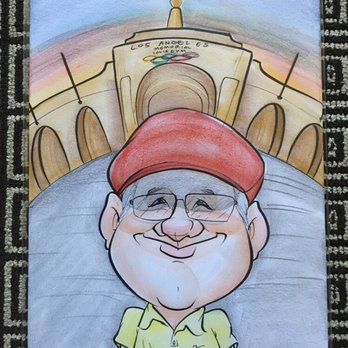 Caricature Cinema - 9/19/2017 - A Sea Rebel at the L.A. Coliseum (drawn by Mario) - Caricatures Near Me - Las Vegas, Nevada Caricature Cinema - 9/19/2017 - A Sea Rebel at the L.A. Coliseum (drawn by Mario) - Caricatures Near Me - Las Vegas, Nevada