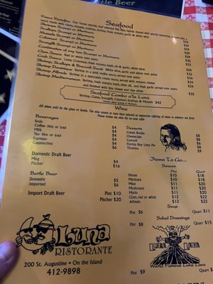Menu photo 6 Luna Ristorante Venice, FL
