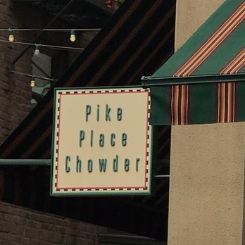 Pike Place Chowder - Sign - Seafood Near Me - Seattle, Washington Pike Place Chowder - Sign - Seafood Near Me - Seattle, Washington