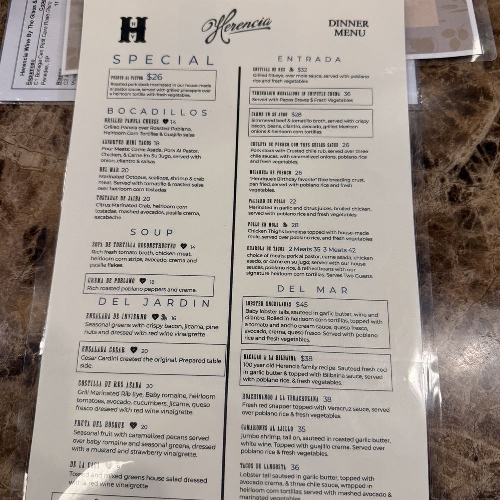 Menu Menu