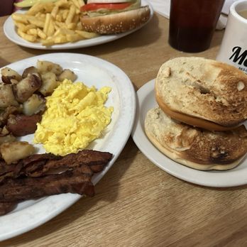 Fat Jacks Deli & Pub - Scrambled eggs, bacon, bagel & home fries - Sandwiches Near Me - Lakeland, Florida Fat Jacks Deli & Pub - Scrambled eggs, bacon, bagel & home fries - Sandwiches Near Me - Lakeland, Florida