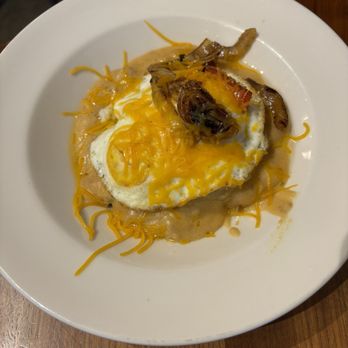 Frothy Monkey - Loaded biscuits and chorizo gravy - Cafes Near Me - Birmingham, Alabama