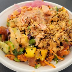 Poke Poke - Sushi Unrolled - Spicy tuna and spicy salmon