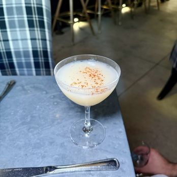 Meat & Potatoes - Dad Joke - reposado tequila, elote liqueur, corn orgeat, lemon, tajin - New American Near Me - Pittsburgh, Pennsylvania