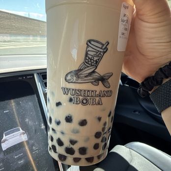 Wushiland Boba Irvine - Earl Grey Milk Tea - Bubble Tea Near Me - Irvine, California Wushiland Boba Irvine - Earl Grey Milk Tea - Bubble Tea Near Me - Irvine, California