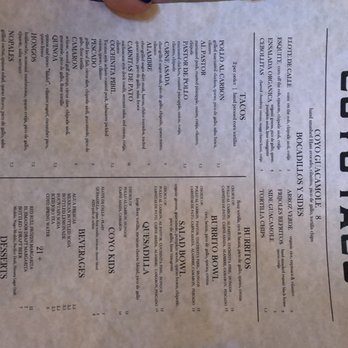 Coyo Taco - Menu - Mexican Near Me - Miami, Florida Coyo Taco - Menu - Mexican Near Me - Miami, Florida