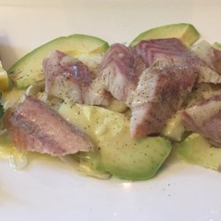 Trattoria Italiana - Fennel and Avocado salad with smoked Eel