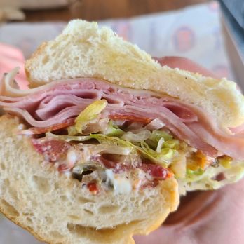 Jersey Mike's Subs - Close up view of my #13 True Italian - Fast Food Near Me - Lauderhill, Florida