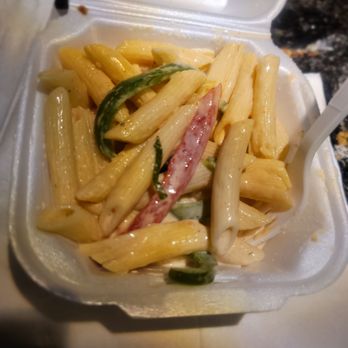 Bamboo Caribbean restaurant - Vegetarian Rasta Pasta. Right amt of spice & plenty of Flava - Caribbean Near Me - Lawrenceville, Georgia
