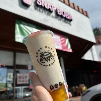 Snap Boba - Mango Cheese Foam Smoothie - Bubble Tea Near Me - Woodland Hills, California Snap Boba - Mango Cheese Foam Smoothie - Bubble Tea Near Me - Woodland Hills, California