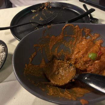The Opulent Restaurant & Lounge - This was the Chicken Tika Masala!  It smelled so good we forgot to take a picture before we dove into it!!! - Lounges Near Me - Wilmington, Delaware