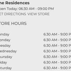 The Coffee Bean and Tea Leaf - Business Hours